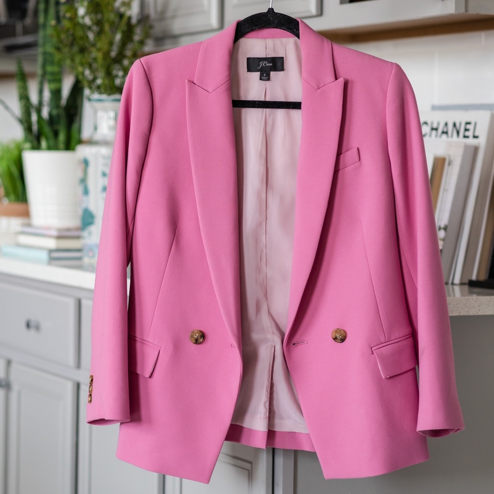 Pink J. Crew Blazer